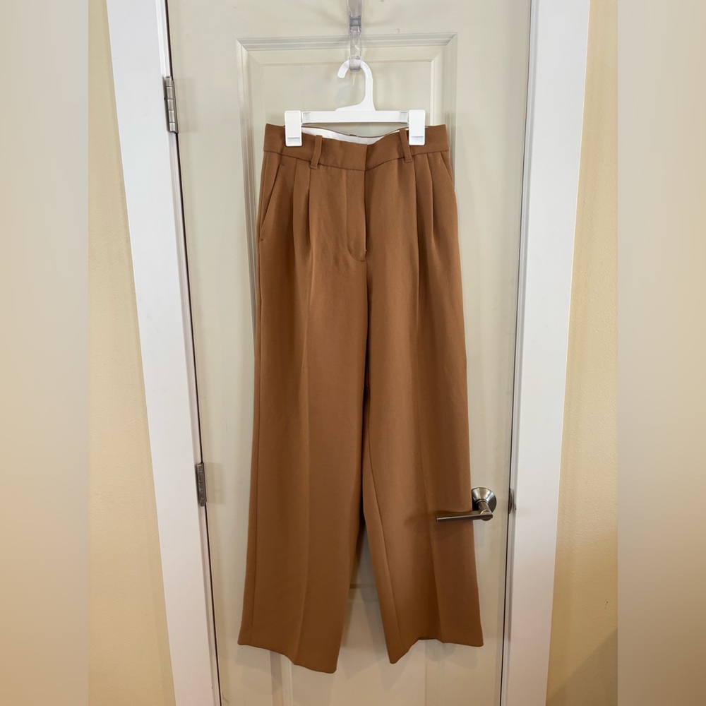 Aritzia Effortless Pants - Camel
